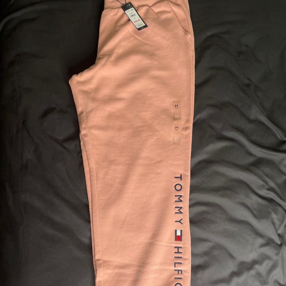 WOMEN'S TOMMY HILFIGER SWEAPANTS LOGO 100% AUTEHTNIC